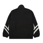 Black Nylon Panelled Track - Men's