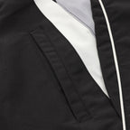Black Nylon Panelled Track - Men's