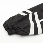 Black Nylon Panelled Track - Men's
