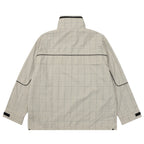 Khaki Nylon Half-Zip Anorak - Men's