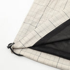 Khaki Nylon Half-Zip Anorak - Men's