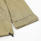Khaki Nylon Half-Zip Anorak - Men's