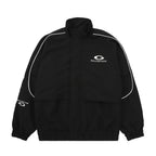 Cream Nylon Piped Track - Men's