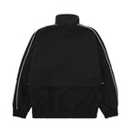 Cream Nylon Piped Track - Men's