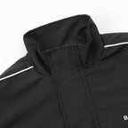 Cream Nylon Piped Track - Men's