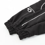 Cream Nylon Piped Track - Men's
