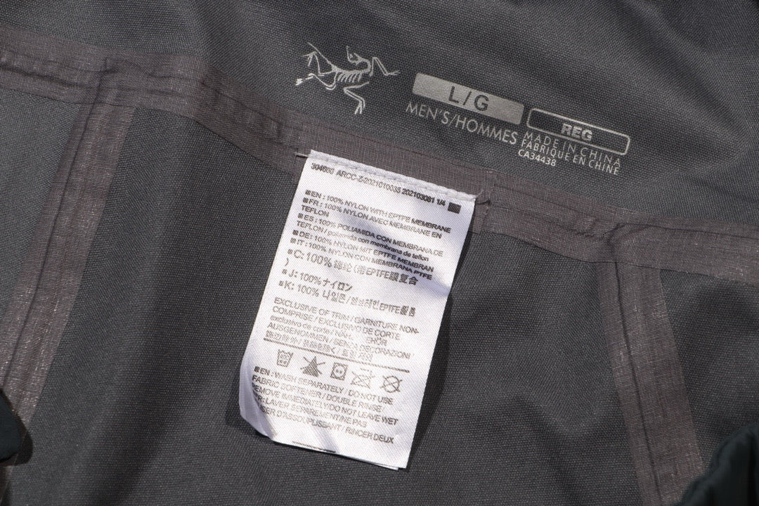 Black Nylon Technical Straight - Men's