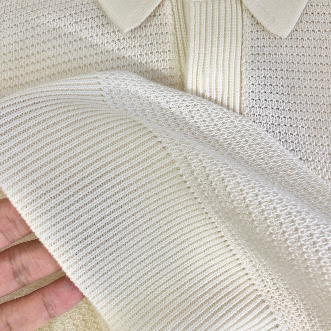 White and Apricot Shirt - Men's