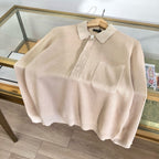 White and Apricot Shirt - Men's