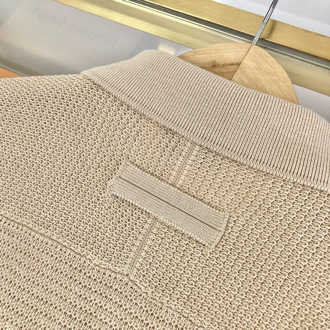 White and Apricot Shirt - Men's