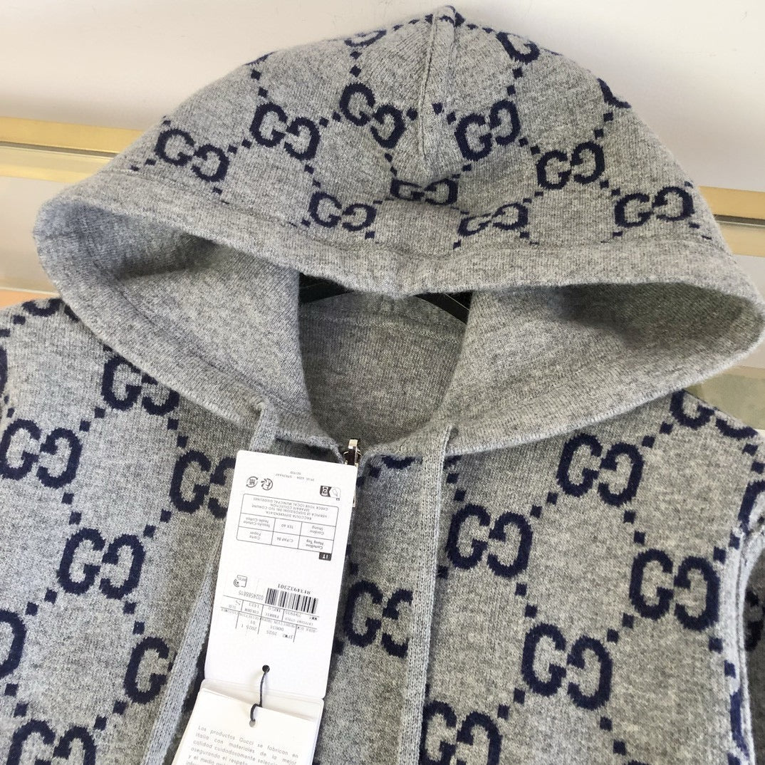 Grey Fleece Patch Zip-Through - Men's