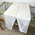 Cream Knit Ribbed Straight - Men's
