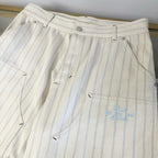Cream Knit Ribbed Straight - Men's