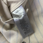 Cream Cotton Striped Long-Sleeve - Men's