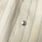 Cream Cotton Striped Long-Sleeve - Men's