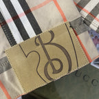 Beige Cotton Check Overshirt - Men's