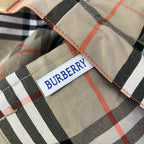 Beige Cotton Check Overshirt - Men's