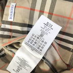 Beige Cotton Check Overshirt - Men's