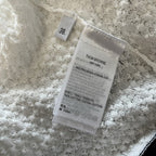 White Tweed Contrast Trim Cardigan - Women's