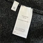 Grey Mohair Plain Cardigan - Women's