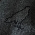 Grey Mohair Plain Cardigan - Women's