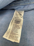 Blue Denim Plain Long-Sleeve - Men's