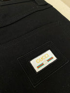 Navy Cotton Plain Straight - Men's