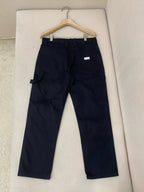 Navy Cotton Plain Straight - Men's