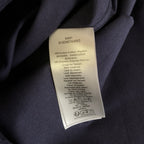 Navy Cotton Script Long-Sleeve - Men's