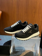 Grey Suede Colourblock Runner - Men's