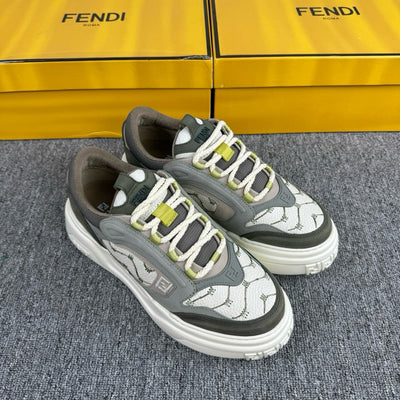 Grey Mesh Colourblock Chunky - Men's