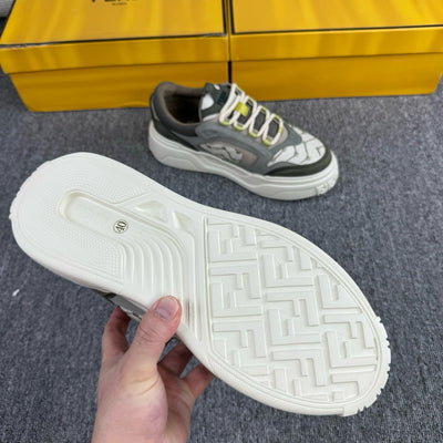 Grey Mesh Colourblock Chunky - Men's