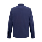 Navy Cotton Anagram Overshirt - Men's