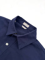Navy Cotton Anagram Overshirt - Men's