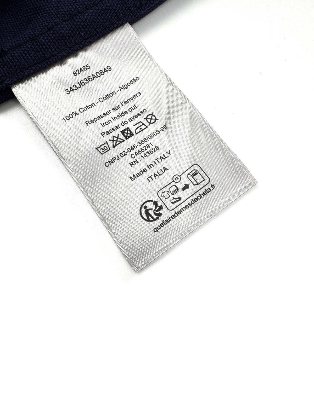 Navy Cotton Anagram Overshirt - Men's