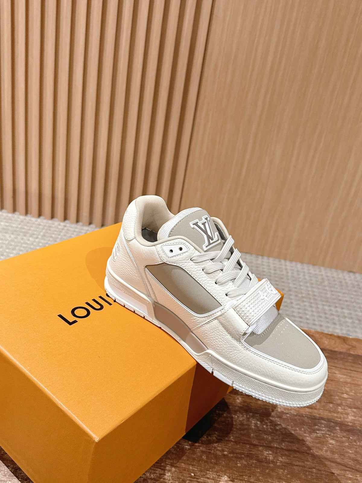 Trainer Navy and White
