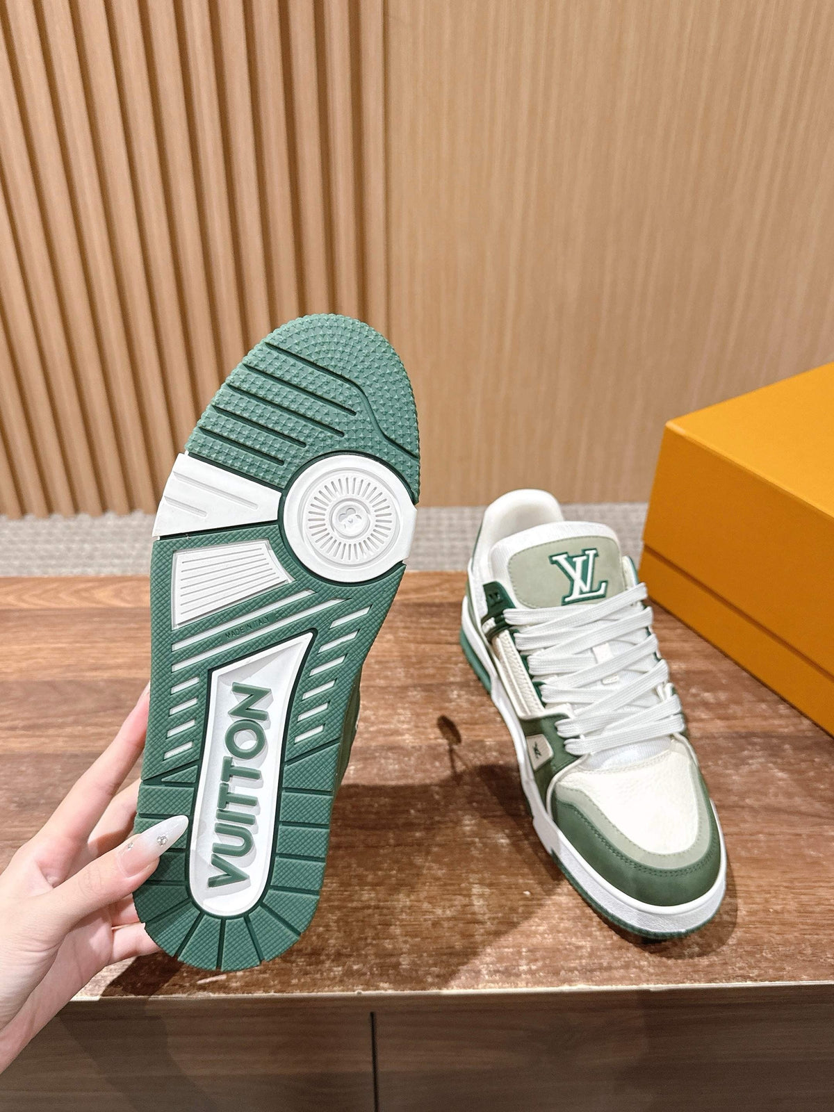 Trainer Grey and White