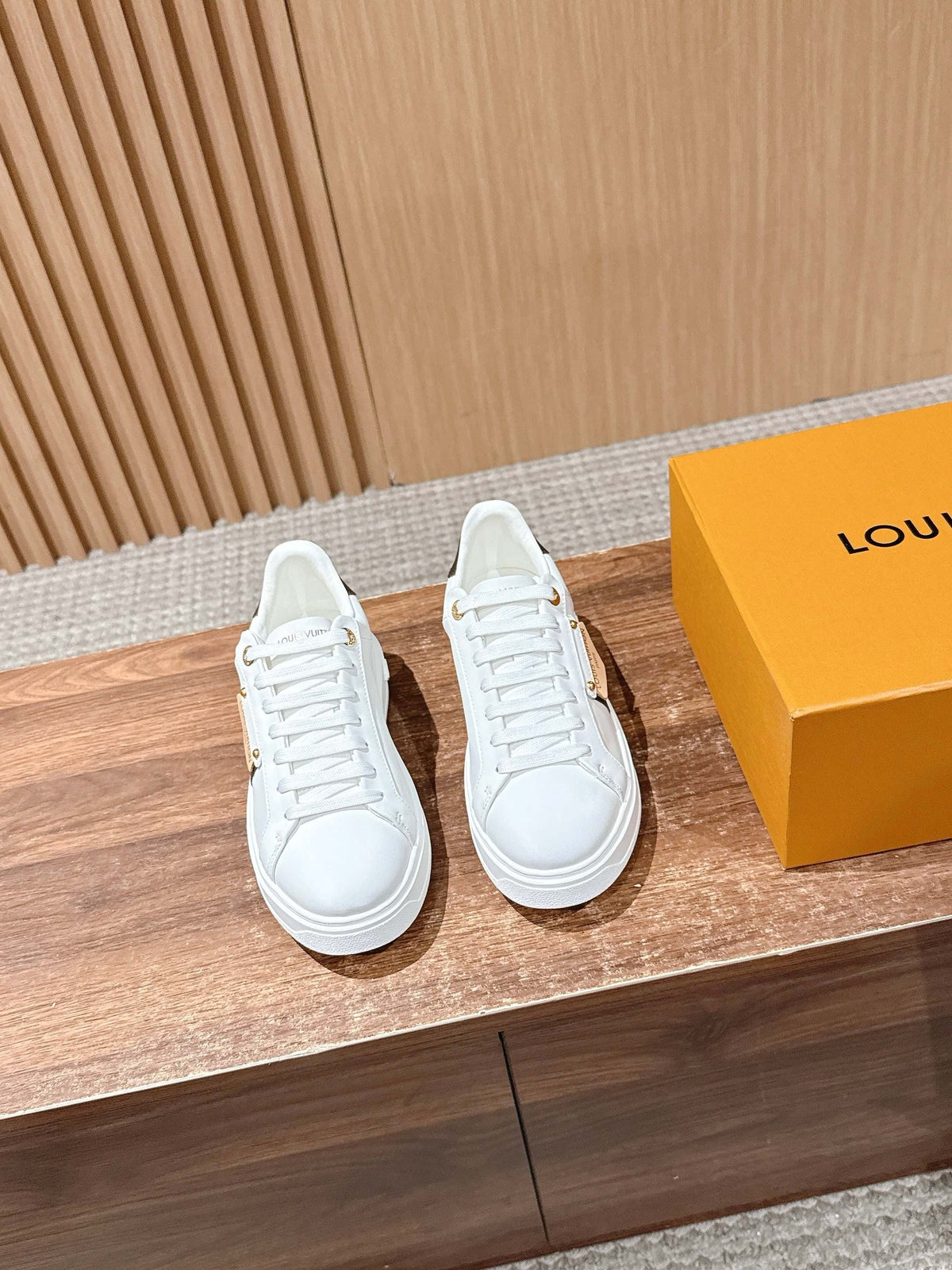 White Leather Cupsole Platform - Women's