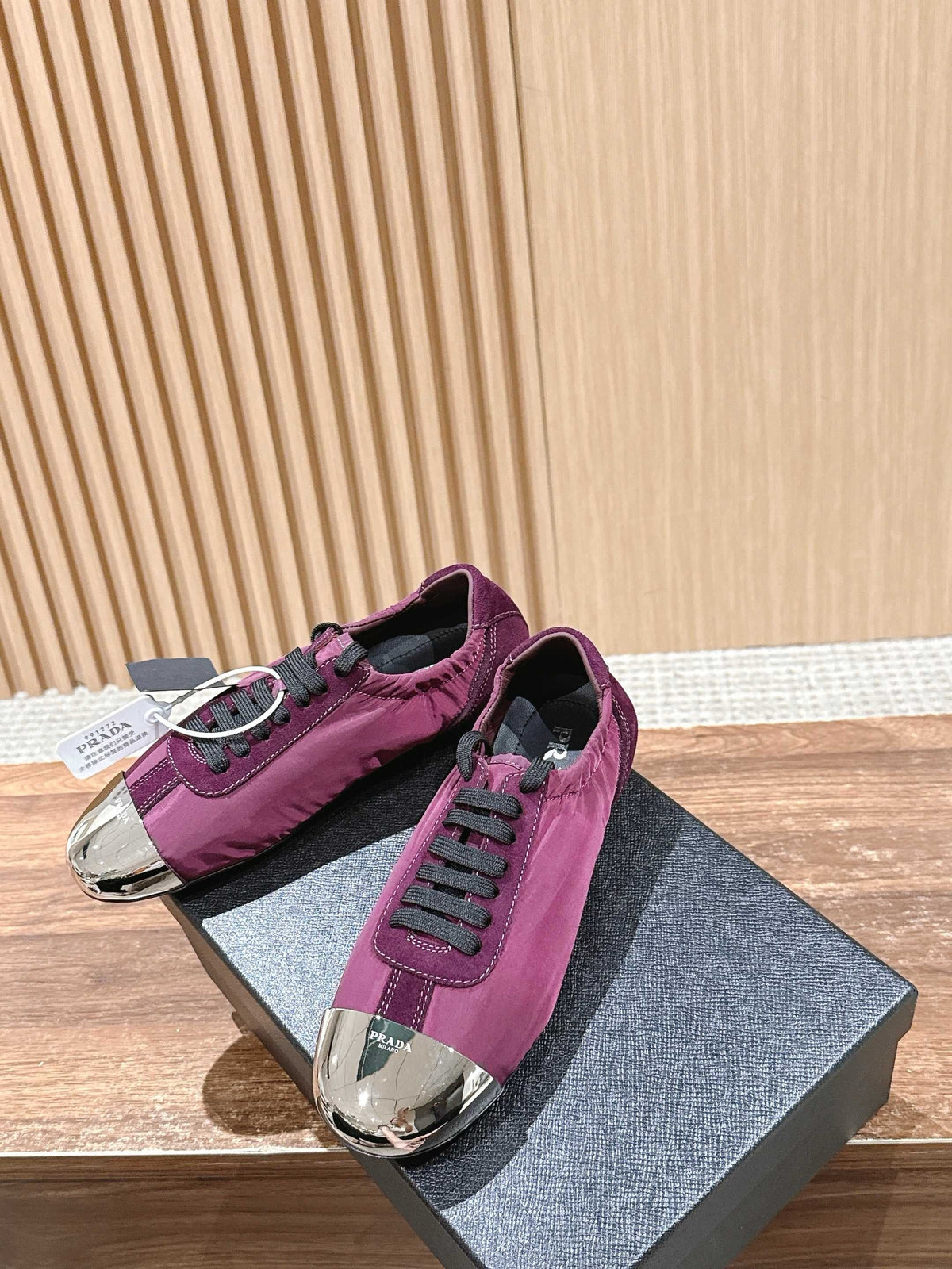 Pink Leather Graphic Low-Top - Women's