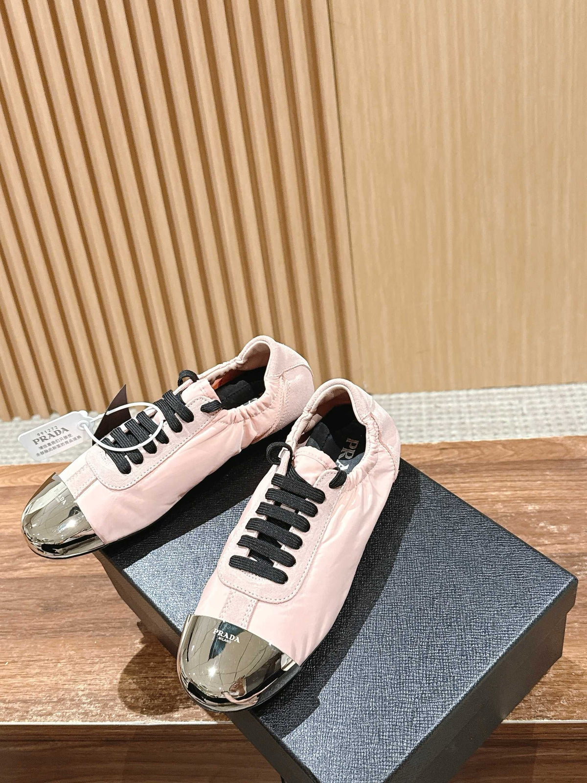 Pink Leather Graphic Low-Top - Women's