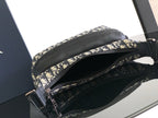Black and Beige Crossbody Bag