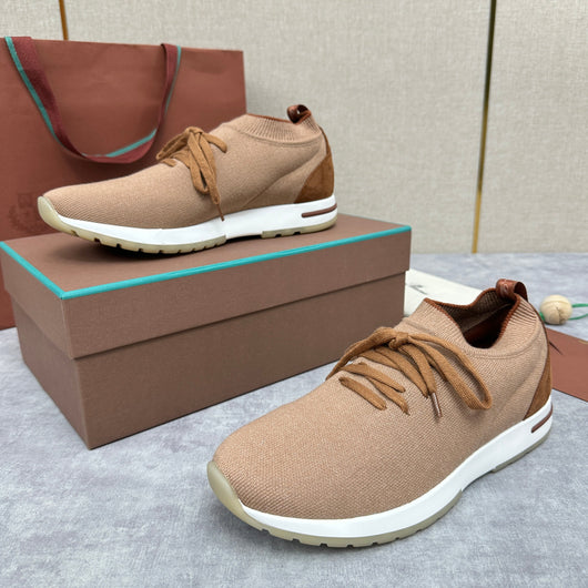 Camel Knit Tonal Low-Top - Men's