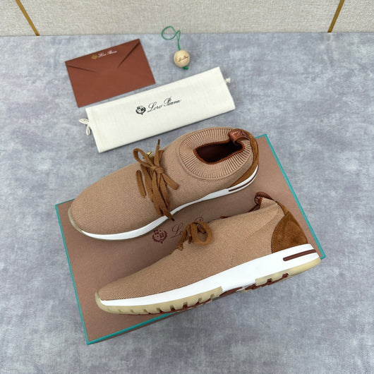 Camel Knit Tonal Low-Top - Men's