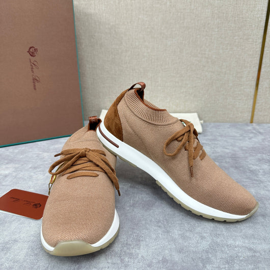 Camel Knit Tonal Low-Top - Men's