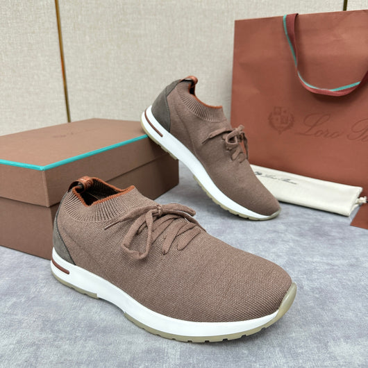Camel Knit Tonal Low-Top - Men's