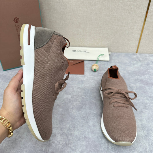 Camel Knit Tonal Low-Top - Men's