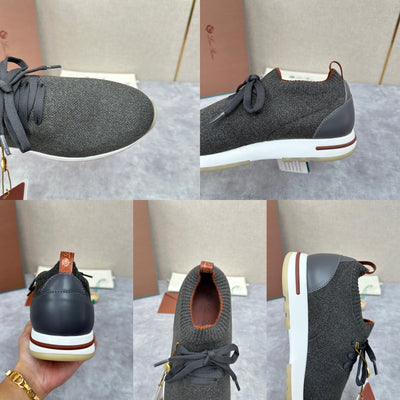 Camel Knit Tonal Low-Top - Men's