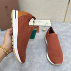 Orange Knit Tonal Sock Runner - Men's