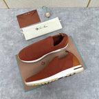 Orange Knit Tonal Sock Runner - Men's