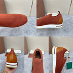 Orange Knit Tonal Sock Runner - Men's